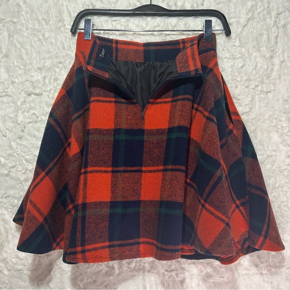 Tanming plaid skirt. Size XS. 30% lamb wool 70% polyester. - Picture 3 of 6